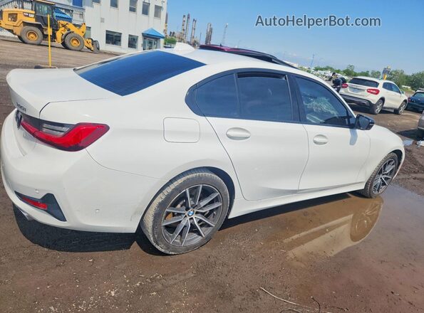 WBA5R7C50KAJ80473 2019 BMW 3 SERIES White Հետևի աջ