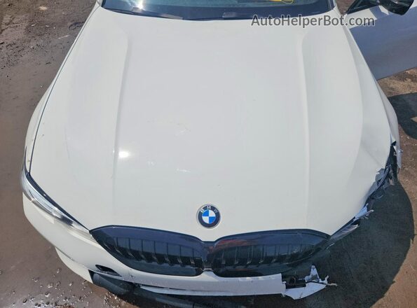WBA5R7C50KAJ80473 2019 BMW 3 SERIES White Սալոնի հետևի տեսք