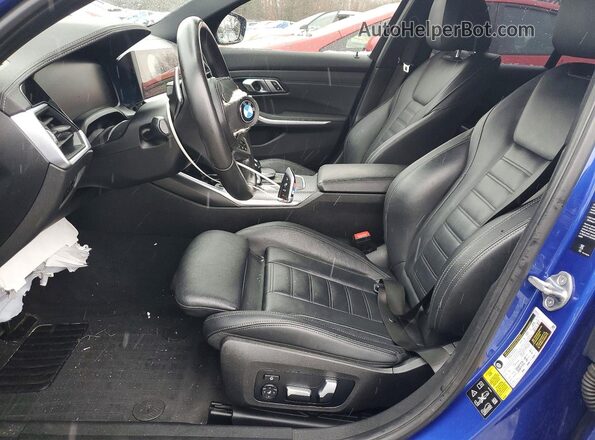 WBA5R7C50KAJ84765 2019 BMW OTHER Синий Вид салона спереди