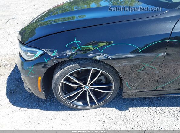 WBA5R7C50KFH15419 2019 BMW 3 SERIES Black წინა ხედი