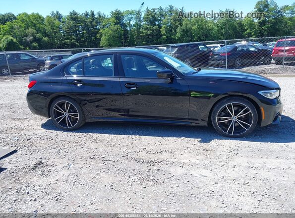 WBA5R7C50KFH15419 2019 BMW 3 SERIES Black უკანა სალონის ხედი