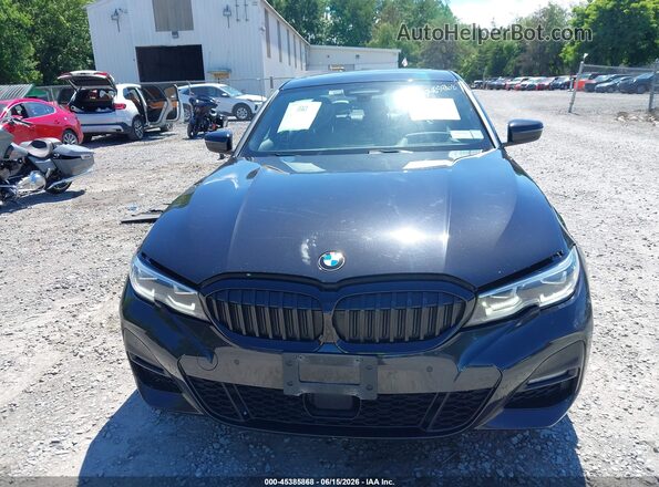 WBA5R7C50KFH15419 2019 BMW 3 SERIES Black ხელსაწყოთა პანელის ხედი