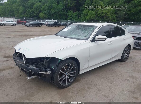 WBA5R7C51KFH17230 2019 BMW 3 SERIES White Przód lewy