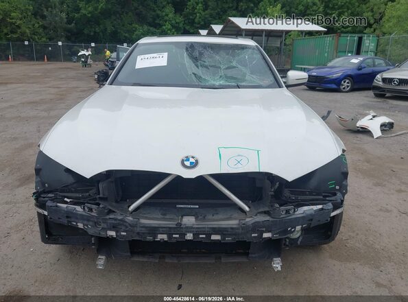 WBA5R7C51KFH17230 2019 BMW 3 SERIES White Widok zestawu wskaźników