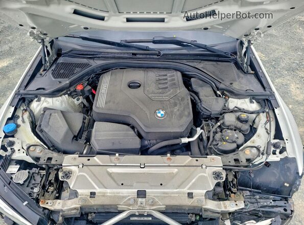 WBA5R7C53KAJ78345 2019 BMW 3 SERIES White Widok wnętrza z tyłu