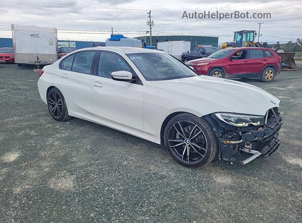 WBA5R7C53KAJ78345 2019 BMW 3 SERIES White Przód prawy