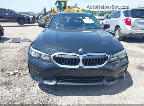 WBA5R7C55KAJ80968 2019 BMW 3 SERIES Black ხელსაწყოთა პანელის ხედი