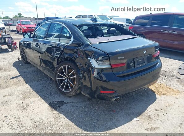 WBA5R7C55KAJ80968 2019 BMW 3 SERIES Black უკანა მარცხენა