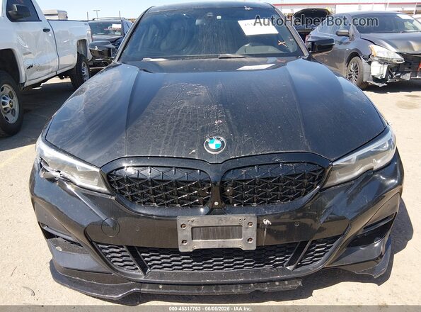 WBA5R7C55KAJ81067 2019 BMW 3 SERIES Black Widok wnętrza z tyłu