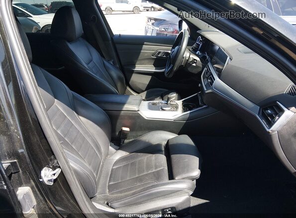 WBA5R7C55KAJ81067 2019 BMW 3 SERIES Black Widok wnętrza z przodu