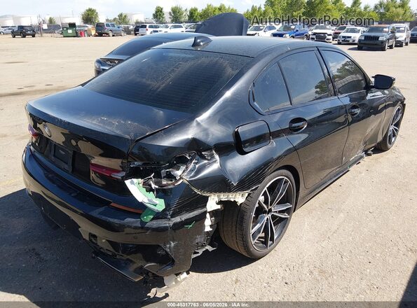 WBA5R7C55KAJ81067 2019 BMW 3 SERIES Black Tył prawy