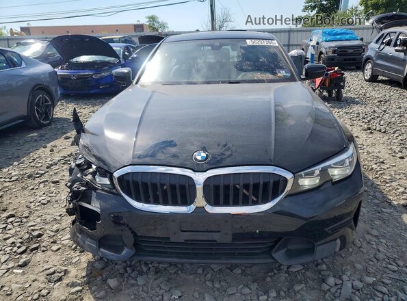 WBA5R7C55KFH32104 2019 BMW 3 SERIES Black Widok z przodu