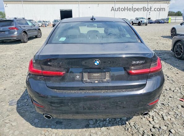 WBA5R7C55KFH32104 2019 BMW 3 SERIES Black Widok z tyłu