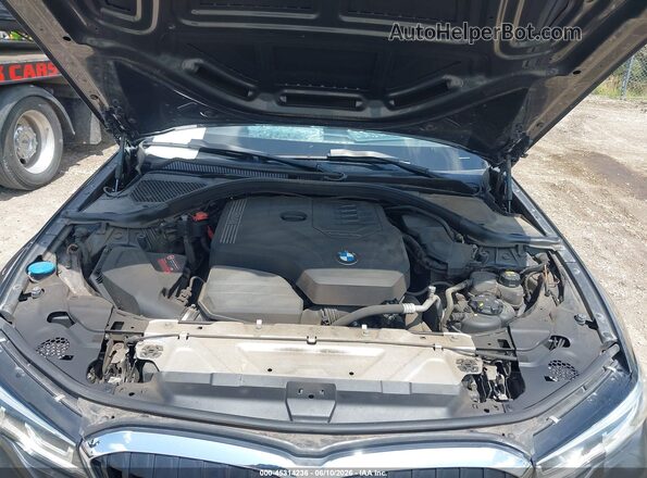 WBA5R7C56KAJ81448 2019 BMW 3 SERIES Gray Вид ззаду