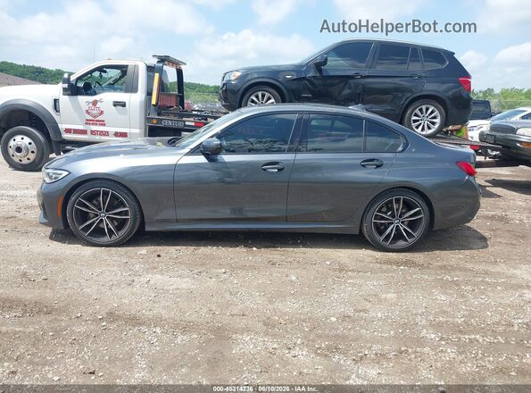 WBA5R7C56KAJ81448 2019 BMW 3 SERIES Gray 