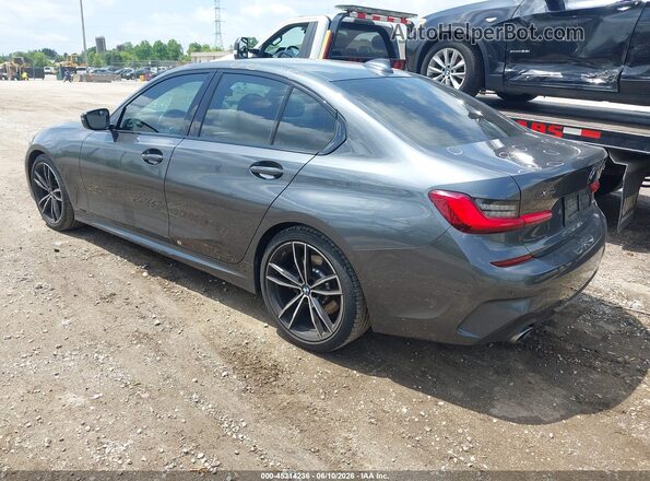 WBA5R7C56KAJ81448 2019 BMW 3 SERIES Gray Задня ліва чверть