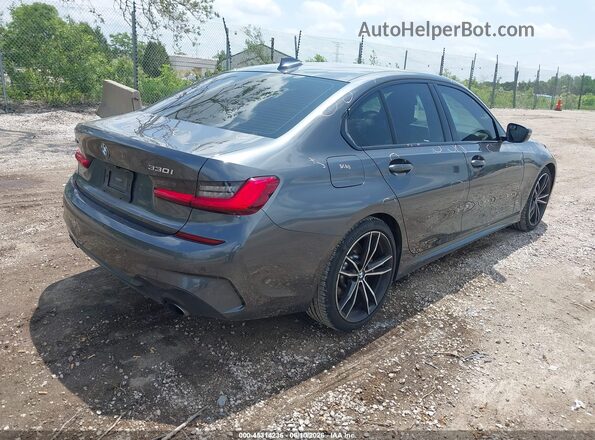 WBA5R7C56KAJ81448 2019 BMW 3 SERIES Gray Задня права чверть