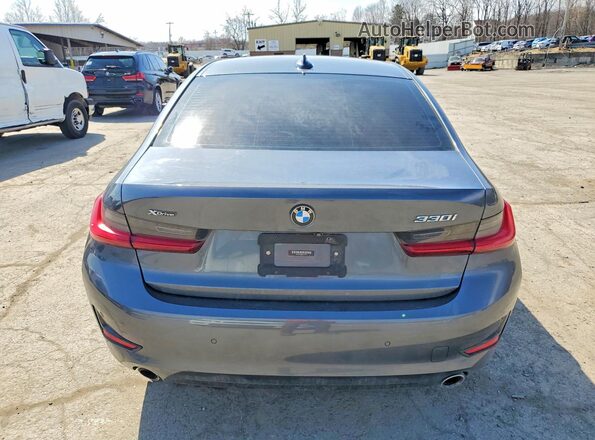 WBA5R7C56KAJ87718 2019 BMW OTHER Gray Rear view