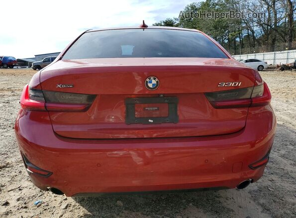 WBA5R7C56KFH19099 2019 BMW 3 SERIES Red Vista trasera