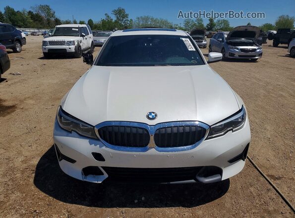 WBA5R7C57KAJ85444 2019 BMW 3 SERIES White Front view