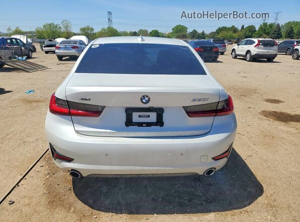 WBA5R7C57KAJ85444 2019 BMW 3 SERIES White Rear view