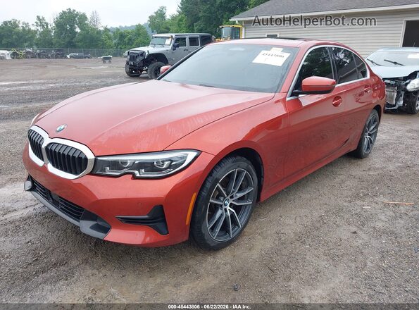 WBA5R7C57KFH05308 2019 BMW 3 SERIES Orange Передня ліва чверть