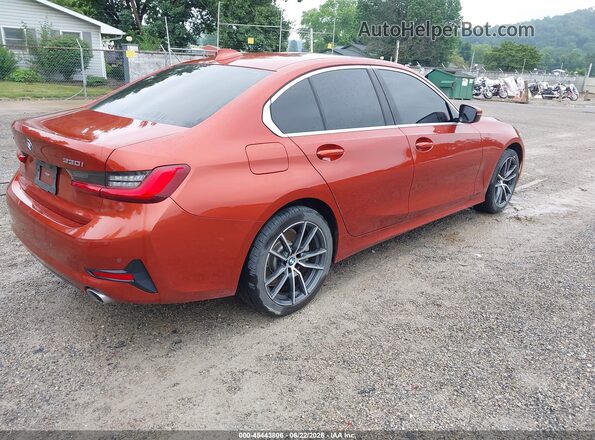 WBA5R7C57KFH05308 2019 BMW 3 SERIES Orange Задня права чверть