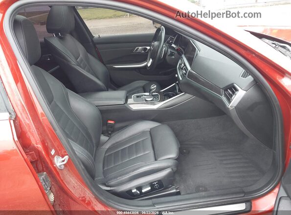 WBA5R7C57KFH05308 2019 BMW 3 SERIES Orange Вид салону спереду
