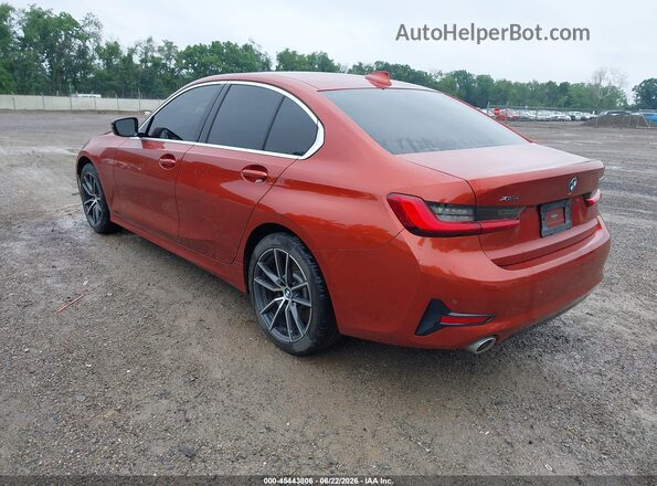WBA5R7C57KFH05308 2019 BMW 3 SERIES Orange Задня ліва чверть