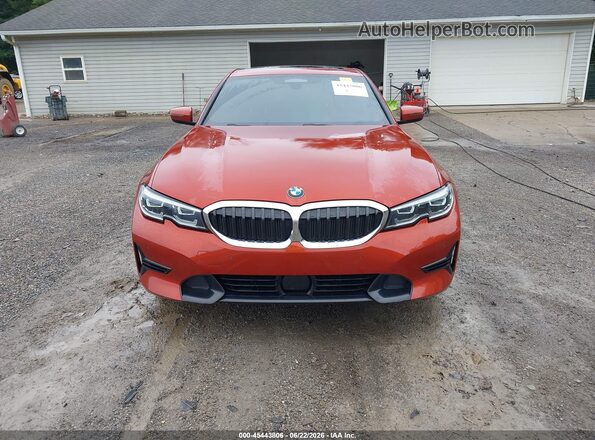 WBA5R7C57KFH05308 2019 BMW 3 SERIES Orange Вид щитка приладів