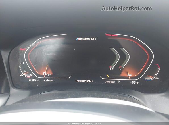 WBA5U7C01LFH04515 2020 BMW M3 Black Вид задніх сидінь
