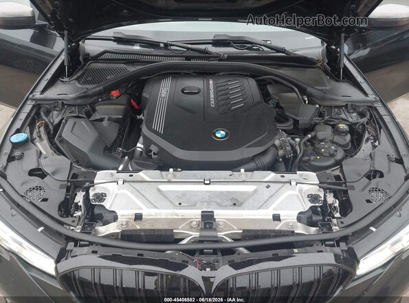 WBA5U7C01LFH04515 2020 BMW M3 Black Вид ззаду