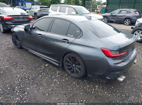 WBA5U7C04LFH07487 2020 BMW M3 Gray Rear left