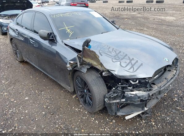 WBA5U7C04LFH07487 2020 BMW M3 Gray Front view