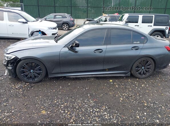 WBA5U7C04LFH07487 2020 BMW M3 Gray 360 interior view