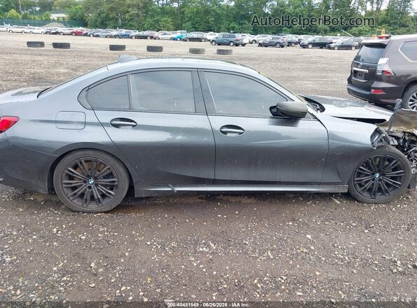WBA5U7C04LFH07487 2020 BMW M3 Gray Rear interior view