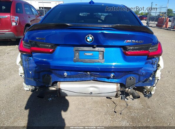WBA5U9C00LFH34553 2020 BMW M3 Blue Вид спереду