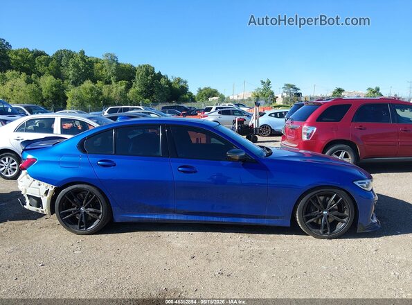 WBA5U9C00LFH34553 2020 BMW M3 Blue Панорамний вид салону 360°