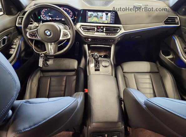 WBA5U9C01LFH75676 2020 BMW M3 Gray Vista del salpicadero