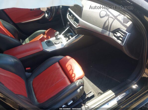 WBA5U9C04LFJ78714 2020 BMW M3 Black წინა სალონის ხედი
