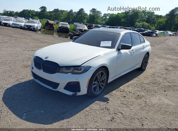 WBA5U9C05LFH08482 2020 BMW M3 Белый Передняя левая четверть