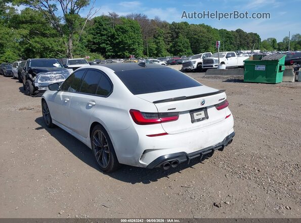 WBA5U9C05LFH08482 2020 BMW M3 Белый Задняя левая четверть