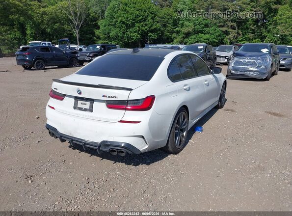 WBA5U9C05LFH08482 2020 BMW M3 Белый Задняя правая четверть