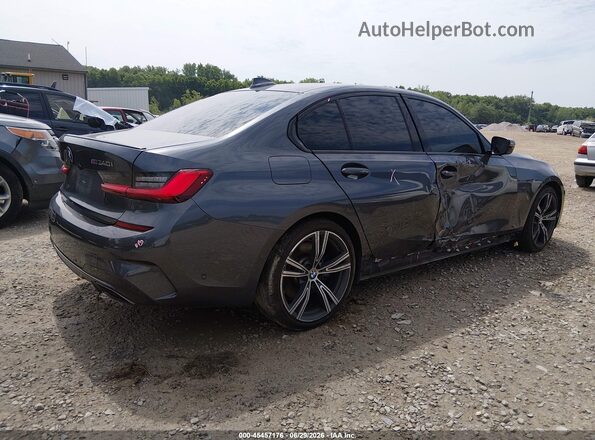 WBA5U9C06LFH01234 2020 BMW M3 Gray Հետևի աջ