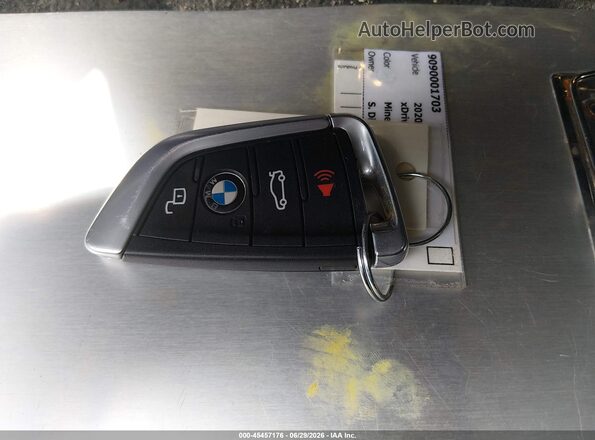 WBA5U9C06LFH01234 2020 BMW M3 Gray Առջևի վահանակի տեսք