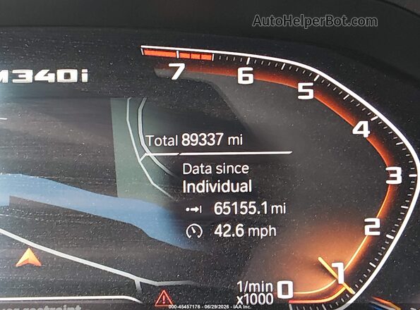 WBA5U9C06LFH01234 2020 BMW M3 Gray 