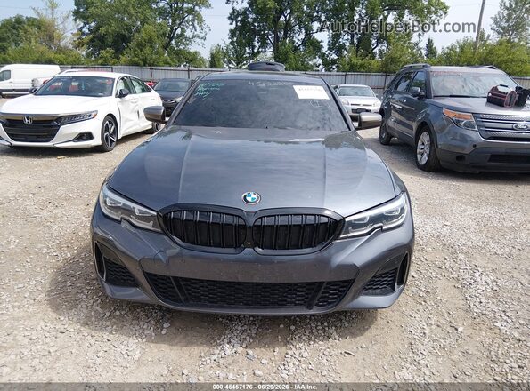 WBA5U9C06LFH01234 2020 BMW M3 Gray Սարքավորումների վահանակի տեսք
