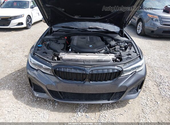 WBA5U9C06LFH01234 2020 BMW M3 Gray Հետևի տեսք