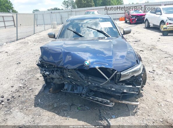 WBA5U9C0XLA380423 2020 BMW M3 Blue Սալոնի հետևի տեսք