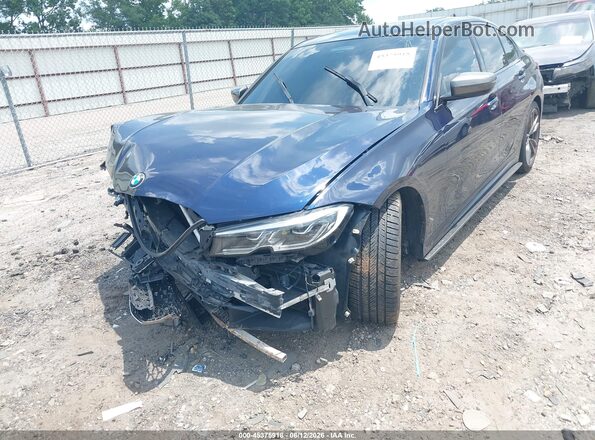 WBA5U9C0XLA380423 2020 BMW M3 Blue Դիմացի տեսք
